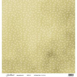 Gavlhusets Design - Papir - smmnstret blade - oliven