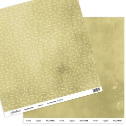 Gavlhusets Design - Papir - smmnstret blade - oliven