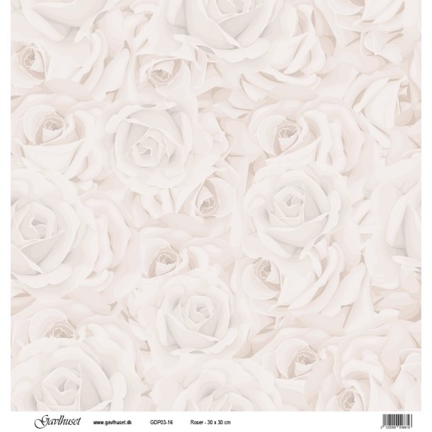 Gavlhusets Design - Papir - Roser