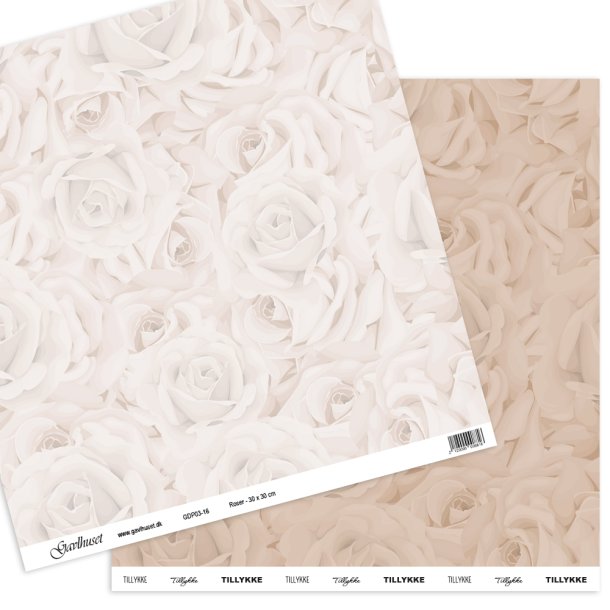 Gavlhusets Design - Papir - Roser