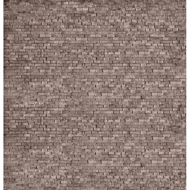 Gavlhusets Design - Papir - Mursten og beton  Brun