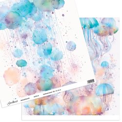 Gavlhusets Design - Papir - Vandmand akvarel - Bl