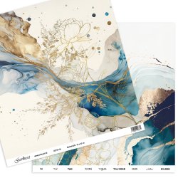 Gavlhusets Design - Papir - Abstrakt - Bl