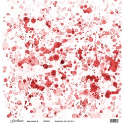 Gavlhusets Design - Papir- Akvarel splat  Rd