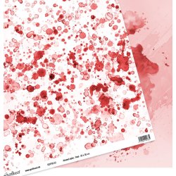 Gavlhusets Design - Papir- Akvarel splat  Rd