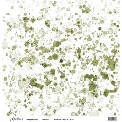 Gavlhusets Design - Papir- Akvarel splat  Grn