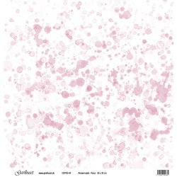 Gavlhusets Design - Papir- Akvarel splat  Rosa