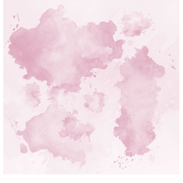 Gavlhusets Design - Papir- Akvarel splat  Rosa