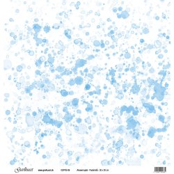 Gavlhusets Design - Papir- Akvarel splat  Pastel bl