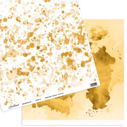 Gavlhusets Design - Papir - Akvarel splat - Espresso