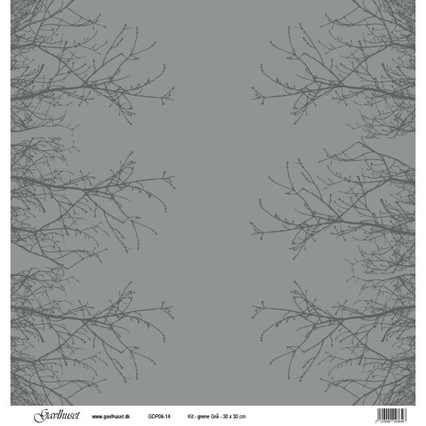 Gavlhusets Design - Papir - Kit - Grene - Gr