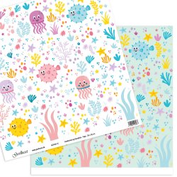 Gavlhusets Design - Papir - Vandmand og klumpfisk - Pige