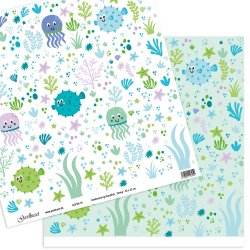 Gavlhusets Design - Papir - Vandmand og klumpfisk - Dreng