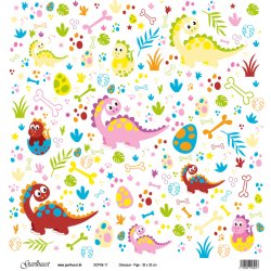 Gavlhusets Design - Papir - Dinosaur - Pige