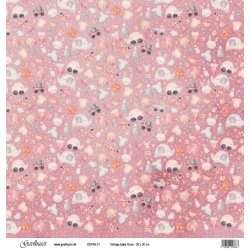 Gavlhusets Design - Papir - Vintage baby Rosa