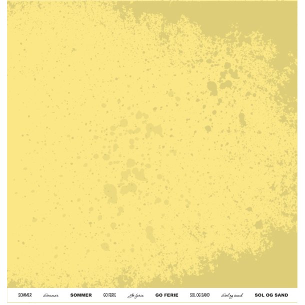 Gavlhusets Design - Papir - Sommergul