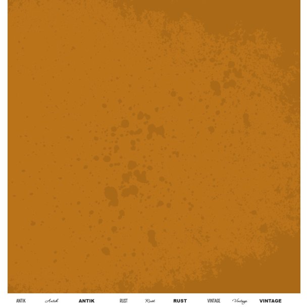 Gavlhusets Design - Papir - Rust