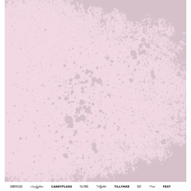 Gavlhusets Design - Papir - Candyfloss
