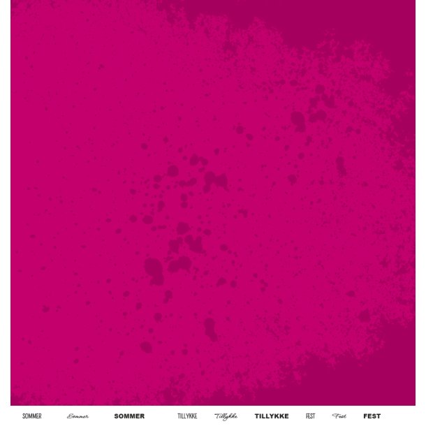 Gavlhusets Design - Papir - Hindbr