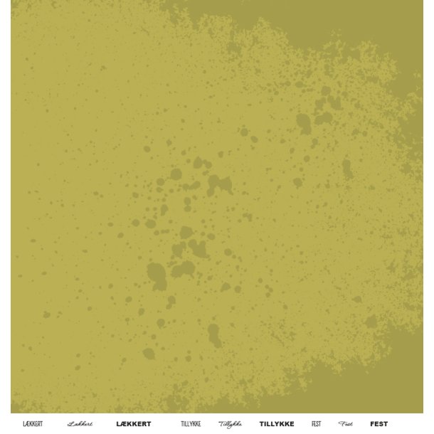 Gavlhusets Design - Papir - Oliven