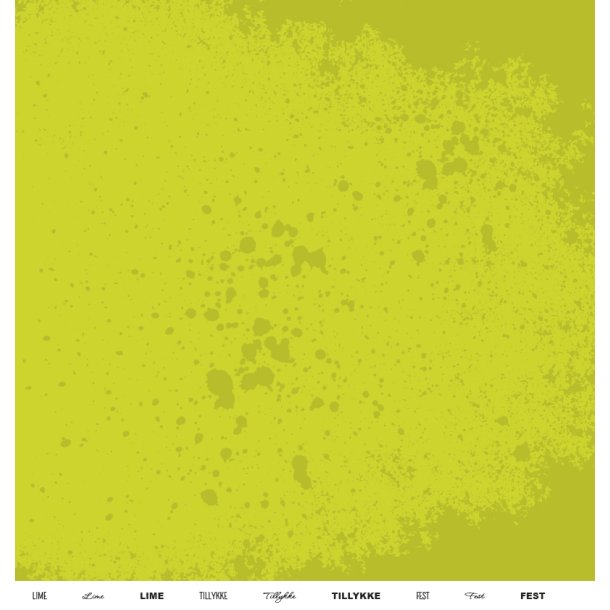 Gavlhusets Design - Papir - Lime