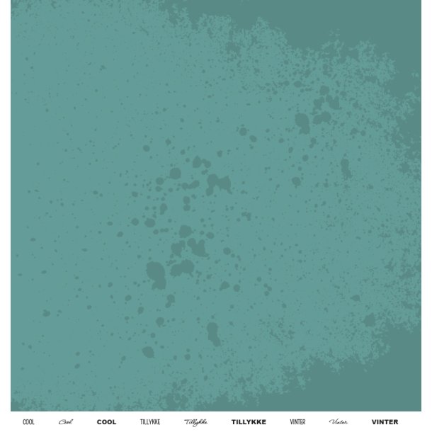 Gavlhusets Design - Papir - Vintergrn