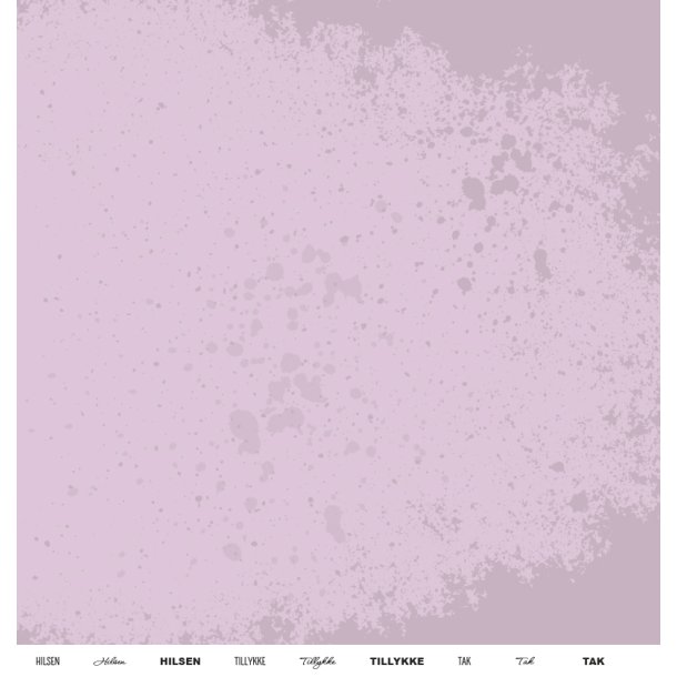 Gavlhusets Design - Papir - Lavendel
