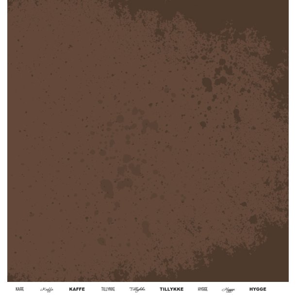 Gavlhusets Design - Papir - Espresso