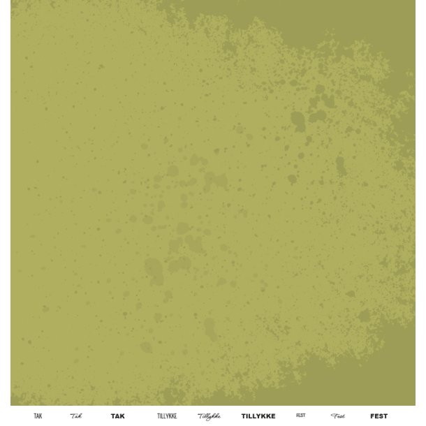 Gavlhusets Design - Papir - Varm grn