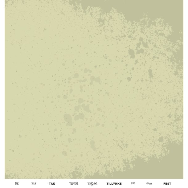 Gavlhusets Design - Papir - Lys grn