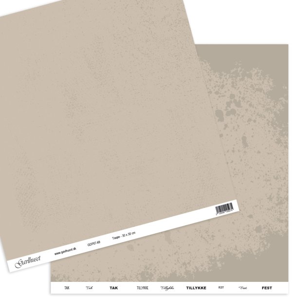 Gavlhusets Design - Papir - Taupe