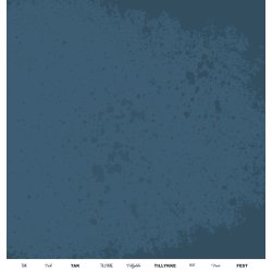 Gavlhusets Design - Papir - Dyb hav