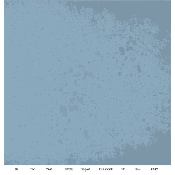 Gavlhusets Design - Papir - Hav