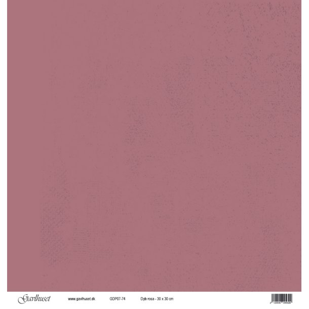 Gavlhusets Design - Papir - Dyb rosa
