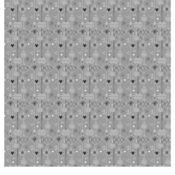 Gavlhusets Design - Papir - Grafisk Julekugle