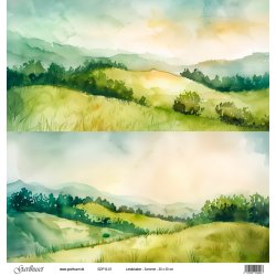 Gavlhusets Design - Papir - Landskaber - Sommer