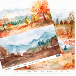 Gavlhusets Design - Papir - Landskaber Efterr