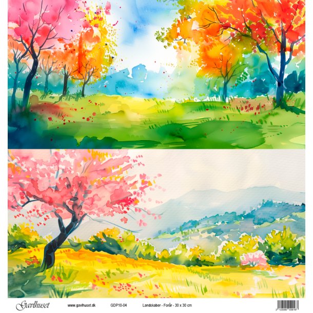Gavlhusets Design - Papir - Landskaber Forr