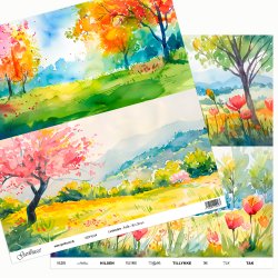 Gavlhusets Design - Papir - Landskaber Forr