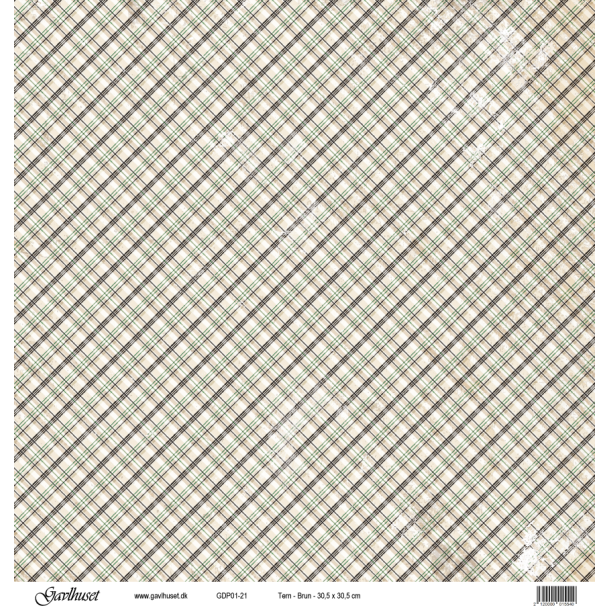 Gavlhusets Design - Papir - Tern - Brun