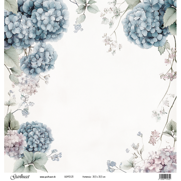 Gavlhusets Design - Papir - Hortensia