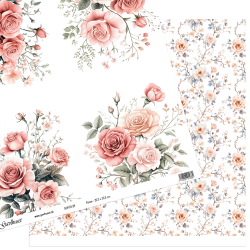 Gavlhusets Design - Papir - Roser