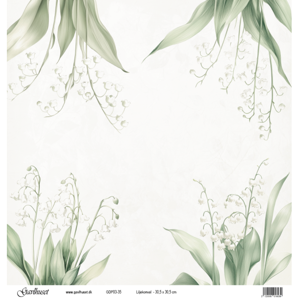 Gavlhusets Design - Papir - Liljekonval