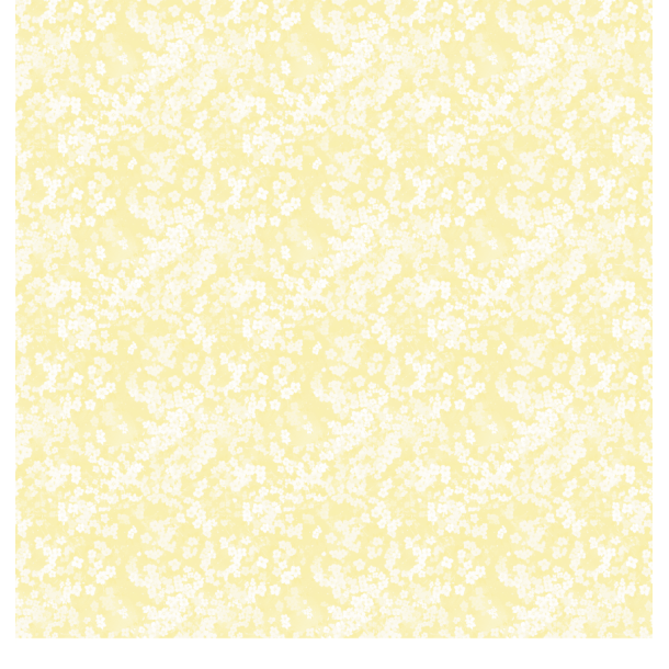 Gavlhusets Design - Papir - Blomstereng - Lyserd / Sommergul