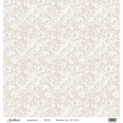 Gavlhusets Design - Papir - Blomstereng - Cream