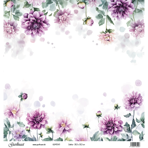 Gavlhusets Design - Papir - Dahlia