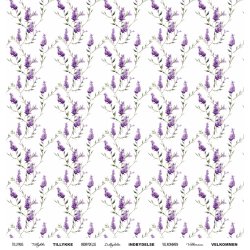 Gavlhusets Design - Papir - Blomster lavendel