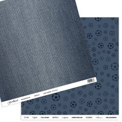 Gavlhusets Design - Papir - Denim og bolde