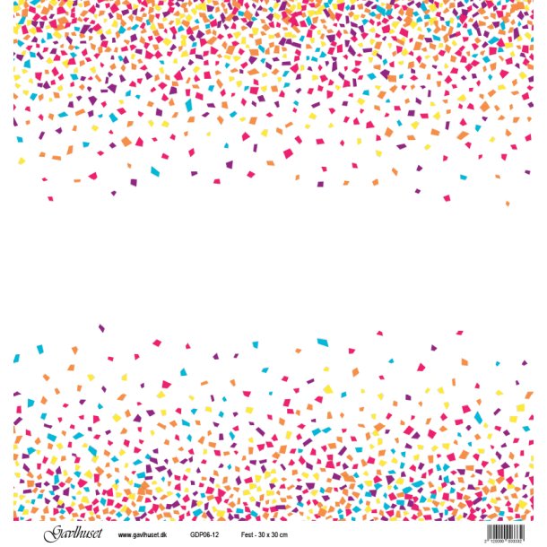 Gavlhusets Design - Papir - Fest konfetti