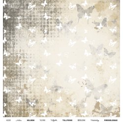 Gavlhusets Design - Papir -  grunge sommerfugl